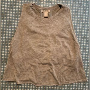 Forever 21 Cropped Tank Sz Med